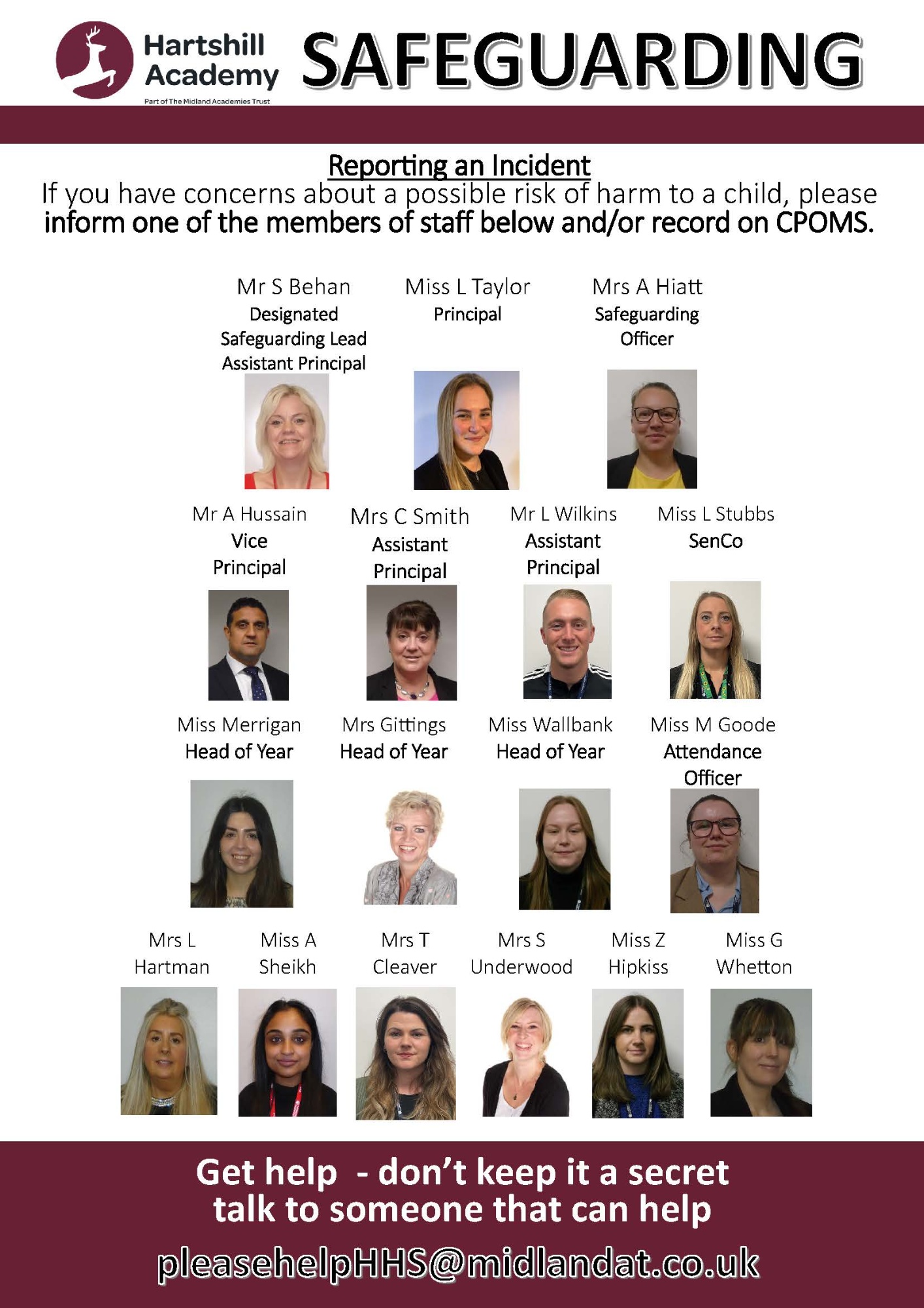 Designated Safeguarding Leads